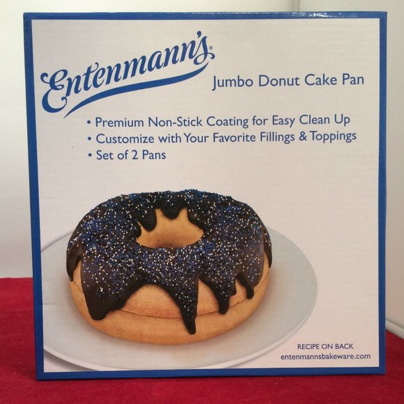 Entenmann's Jumbo Donut Cake Pans, Non-Stick. Brand New Set of 2 Pans - Picture 1 of 2
